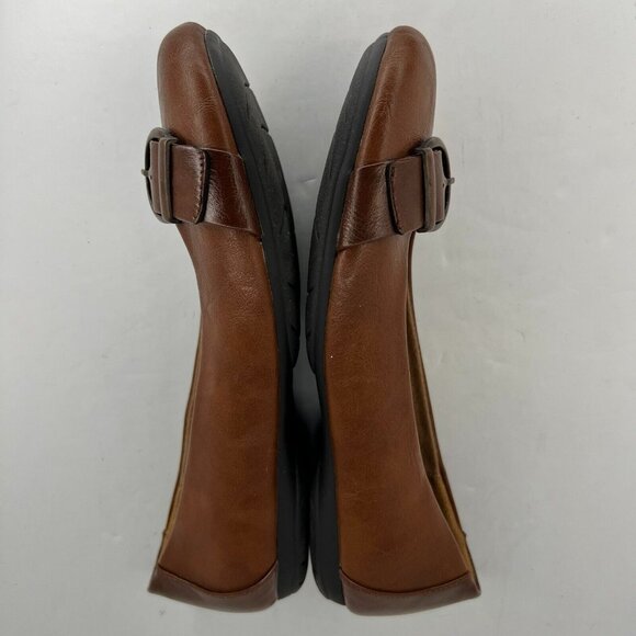 Euro Soft Womens CBW022 Brown Slip On Round Toe Low Solid Size 9.5M Ballet Flats - Picture 7 of 9